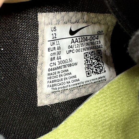 Nike Zoom PV Elite Pole Vault Track Spikes Shoes Black AA1204-004 Men's Size 12 - Picture 9 of 10